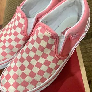 Girls Checkerboard Vans